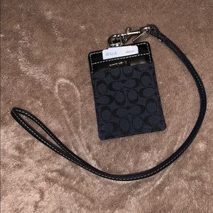 Coach ID badge holder